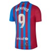 Officiële Voetbalshirt FC Barcelona Memphis Depay 9 Thuis 2021-22 - Heren